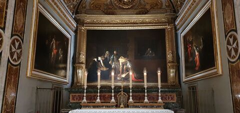 Rozbor obrazu Caravaggia-Stětí svatého Jana Křtitele
