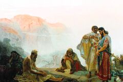 Job a přátelé, Ilja Repin, 1869, olej na plátně,
Státní ruské muzeum v Petrohradě
Wikimedia Commons