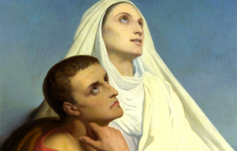 Vztah svatého Augustina a jeho matky Moniky jako škola srdce